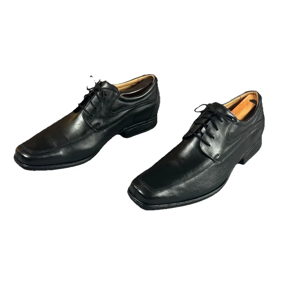 Belvedere Studio Roma Dress Shoe 11.5 D Black Leather Made In Brazil